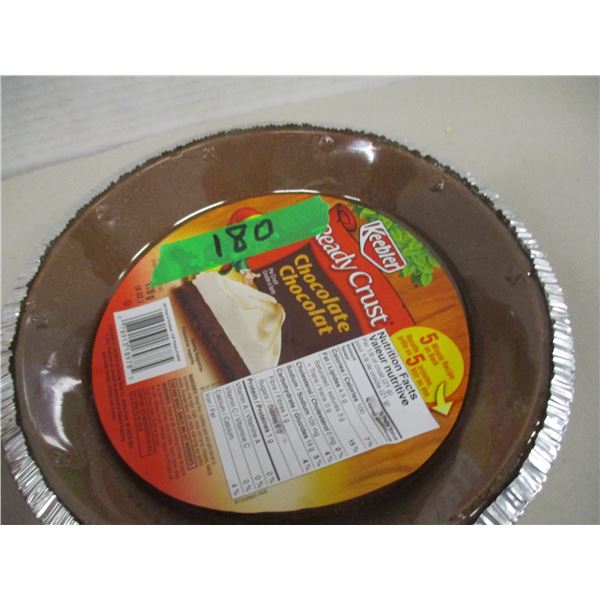 FREIGHT DAMAGE (AS IS):  9" CHOCOLATE READY PIE CRUST