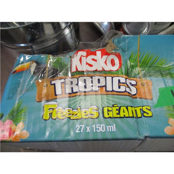 FREIGHT DAMAGE (AS IS):  PARTIAL BOX OF FREEZIES