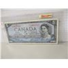 Image 2 : 1954 LEGAL TENDER BANK OF CANADA DEVILS FACE $5 BILL