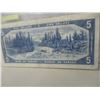 Image 3 : 1954 LEGAL TENDER BANK OF CANADA DEVILS FACE $5 BILL