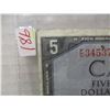 Image 4 : 1954 LEGAL TENDER BANK OF CANADA DEVILS FACE $5 BILL