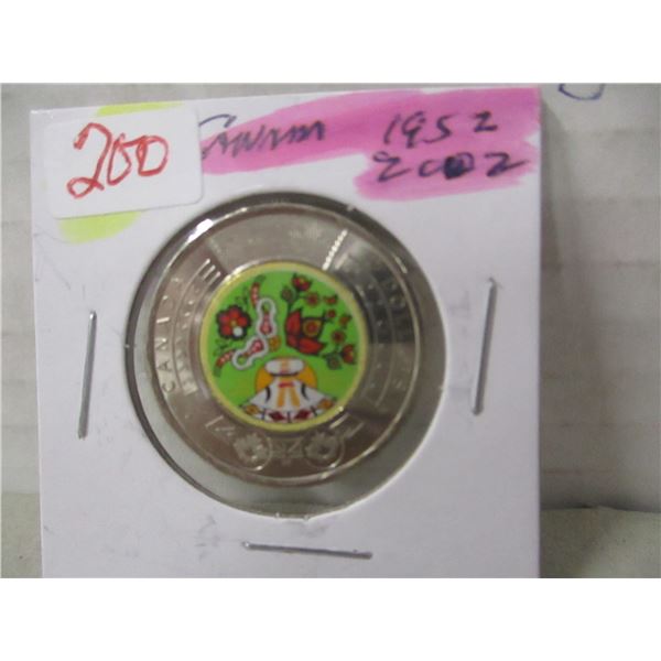 1952 - 2002 PROOF CAMEO CANADA $2 COIN