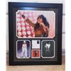 Image 1 : Janet Jackson Autograph in 24x28 Display. Global Authentics COA.