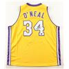 Image 1 : SHAQUILLE O'NEAL SIGNED LAKERS JERSEY (BECKETT COA)