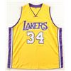Image 2 : SHAQUILLE O'NEAL SIGNED LAKERS JERSEY (BECKETT COA)