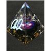 Image 2 : CHRIS PRATT SIGNED GUARDIANS OF THE GALAXY 2" PRISM WITH COA