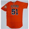 Image 1 : ICHIRO SUZUKI SIGNED MIAMI MARLINS BASEBALL JERSEY (BECKETT COA)