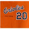 Image 2 : FRANK ROBINSON SIGNED BALTIMORE ORIOLES BASEBALL JERSEY (BECKETT COA)