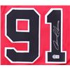 Image 2 : DENNIS RODMAN SIGNED CHICAGO BULLS BASKETBALL JERSEY (BECKETT COA)