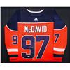 Image 2 : CONNOR MCDAVID SIGNED AND CUSTOM FRAMED OILERS JERSEY (PSA COA)