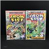 Image 1 : LOT OF 2 IRON FIST COMICS (MARVEL COMICS)