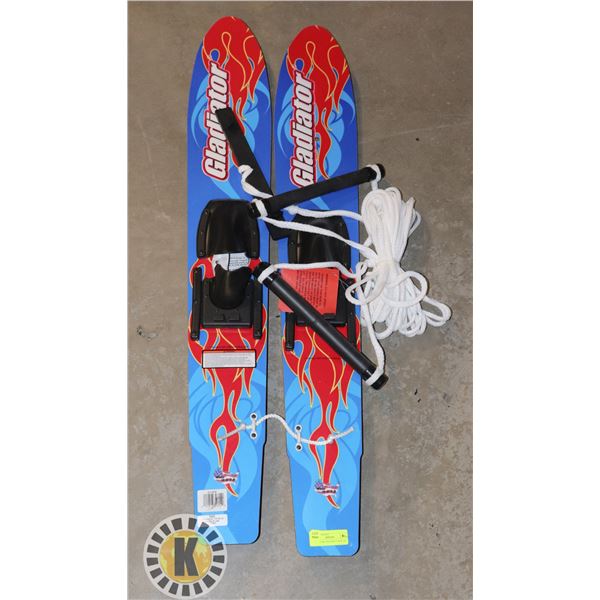 GLADIATOR CHILDREN’S WATER SKIS. 46”