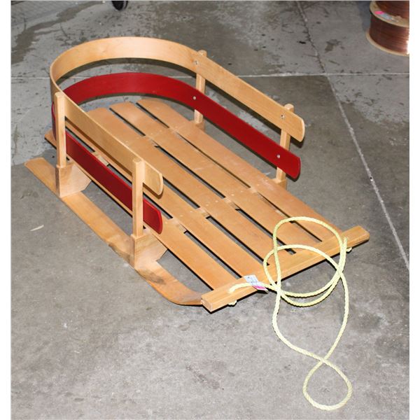 MADE IN CANADA WOOD SLED