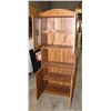 Image 2 : VINTAGE WOOD LOOK GLASS/ WOOD DOOR
