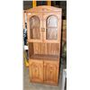 Image 1 : VINTAGE WOOD LOOK GLASS/ WOOD DOOR