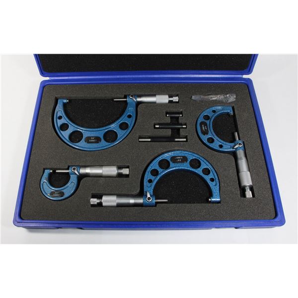OUTSIDE MICROMETER SET 0-4" 0.0001"