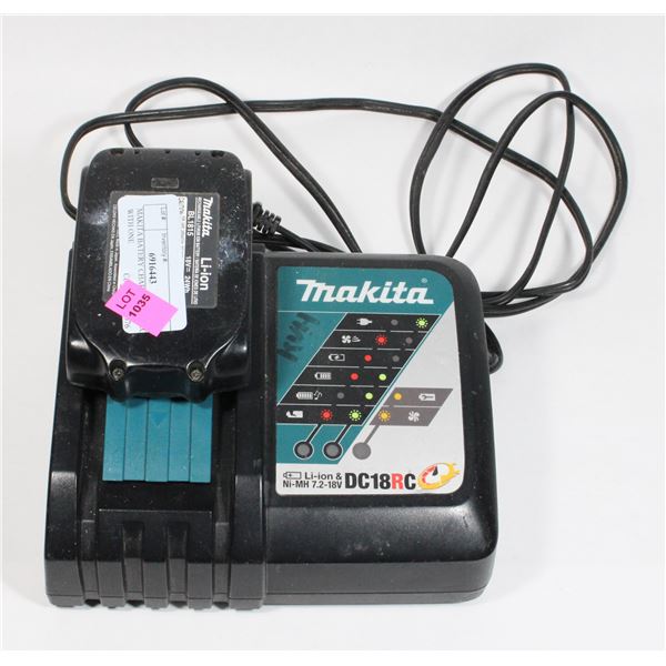 MAKITA BATTERY CHARGER DS18RC WITH ONE