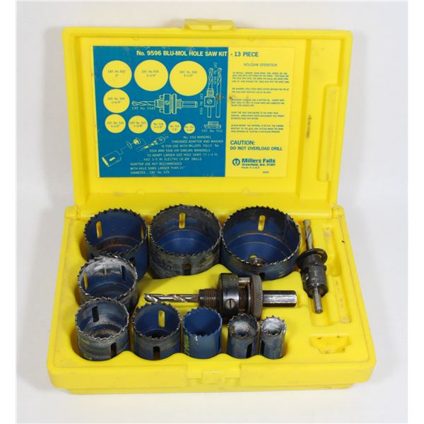 HOLE SAW KIT IN CASE