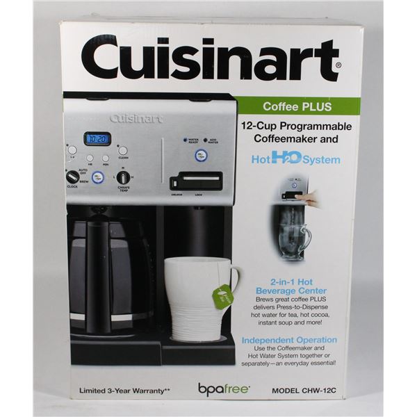 CUISINART COFFEE PLUS 12 CUP PROGRAMABLE