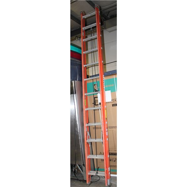 24' (7.31M) FIBERGLASS EXTENSION LADDER