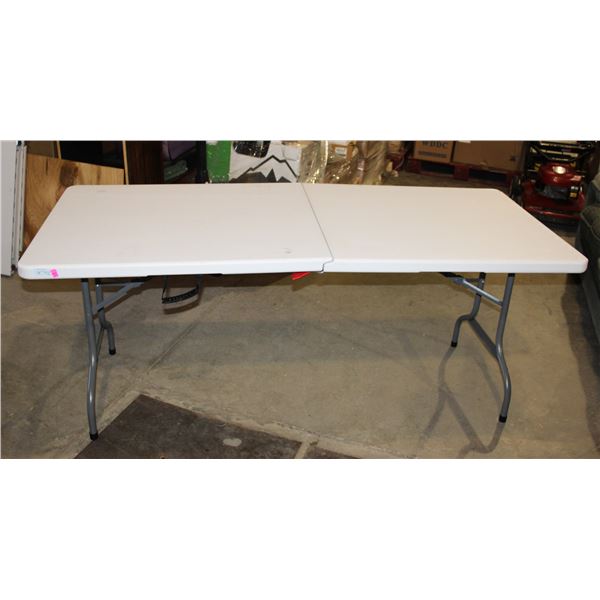 NEW CONDITION FOLDING TABLE (30" X 6')