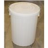 Image 1 : LARGE GARBAGE/ STORAGE BIN WITH LID