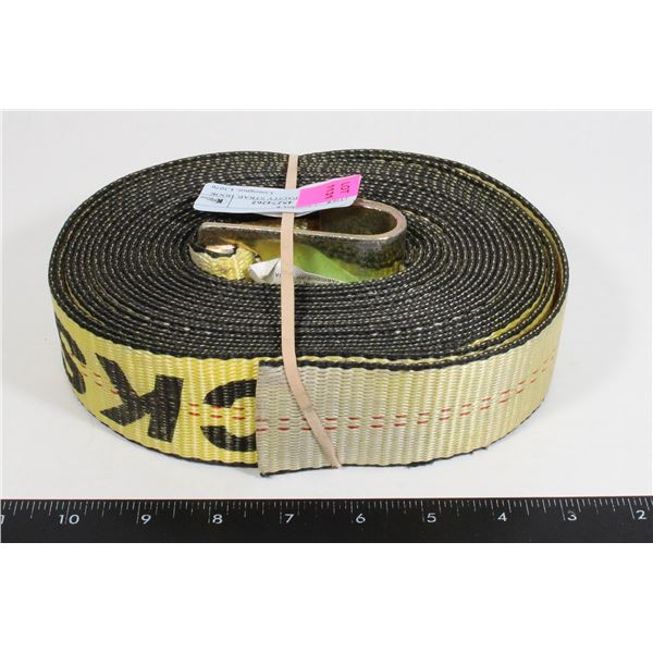 3,300LBS CAPACITY STRAP, HOOK ONE END