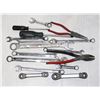 Image 1 : BOX OF ASSORTED HAND TOOLS, MOSTLY WRENCHES