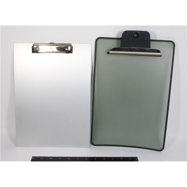 TWO HEAVY DUTY CLIP  BOARDS