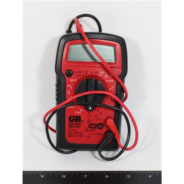 GARDNER BENDER DIGITAL MULTIMETER