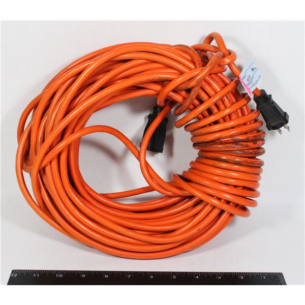 LONG OUTDOOR ORANGE EXTENSION CABLE
