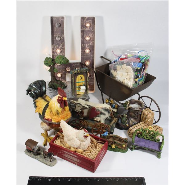 BOX OF HOME DECOR