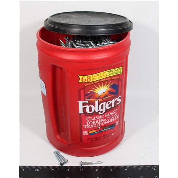 7.5KG BUCKET OF SCREWS