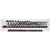Image 1 : CHROME SOCKET SET ON HOLDER
