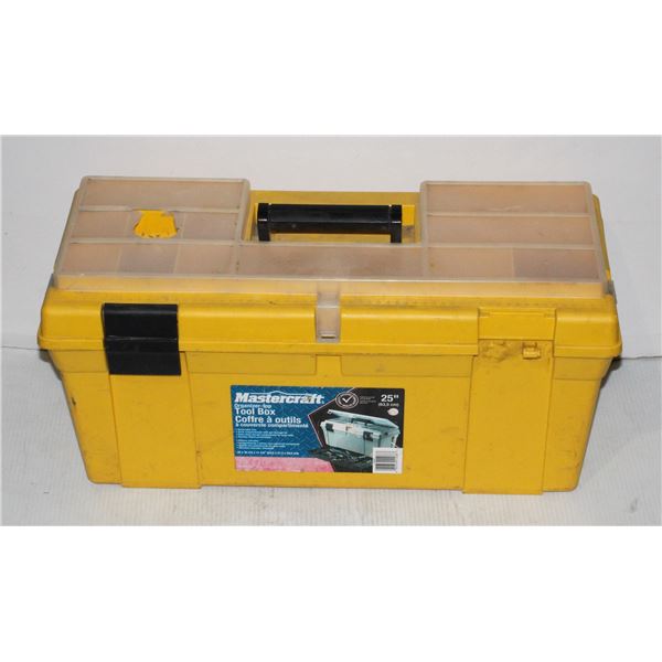 MASTERCRAFT 25" ORGANIZER TOP TOOL BOX