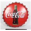 Image 1 : 16" DIAMETER COCA COLA METAL WALL ART