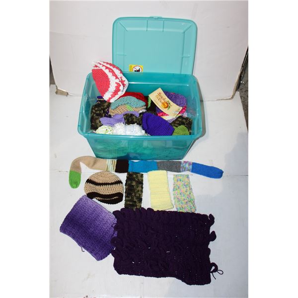 LARGE ESTATE TOTE OF PARTIAL OR COMPLETE YARN