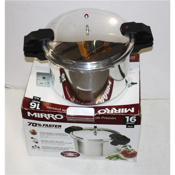 MIRRO 16 QUART PRESSURE CANNER IN ORIGINAL