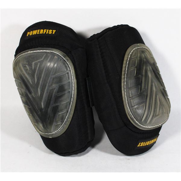 SET OF POWERFIST STRAP ON  KNEE PADS