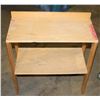 Image 1 : WOOD HOME BUILT SHELF/ STORAGE