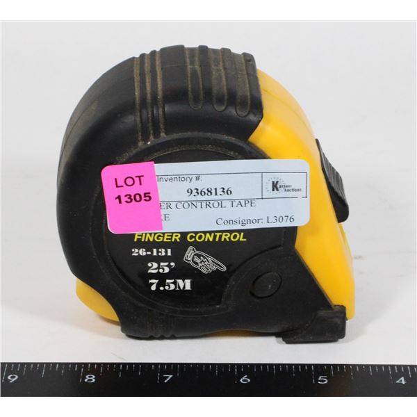 25' FINGER CONTROL TAPE MEASURE