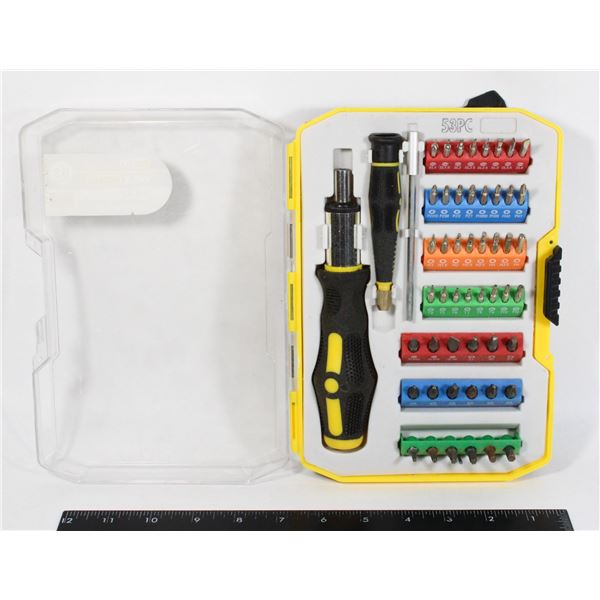 FIX IT 53PC SCREWDRIVER TOOL KIT IN CASE