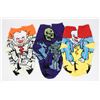 Image 1 : THREE NEW PAIRS OF HORROR MOVIE THEME ADULT SOCKS