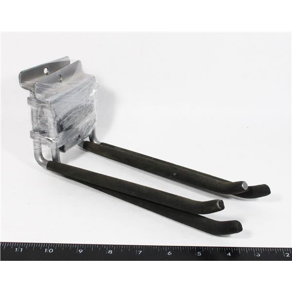 TWO HEAVY DUTY GARAGE ORGANIZER HANGERS