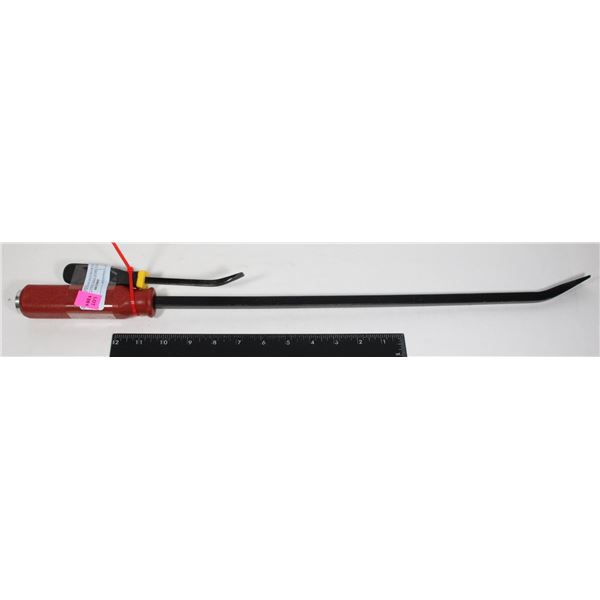 ONE LARGE ONE SMALL SCREWDRIVER HANDLE PRY BARS