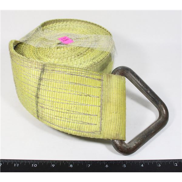 HEAVY DUTY LIFTING STRAP WITH METAL ONE END
