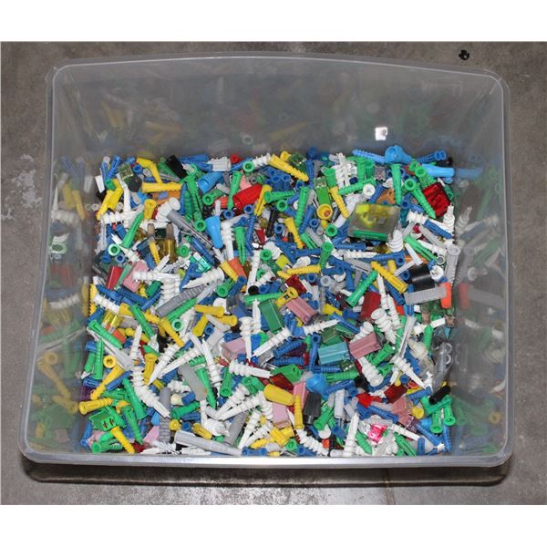TOTE OF DRYWALL ANCHORS