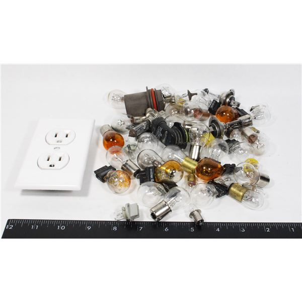 ASSORTED AUTOMOTIVE BULBS SOLD WITH