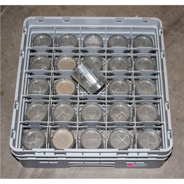 NEW COMMERCIAL DISHWASHER RACK WITH CUPS