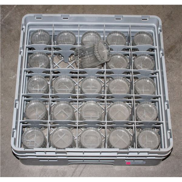 NEW COMMERCIAL DISHWASHER RACK WITH CUPS